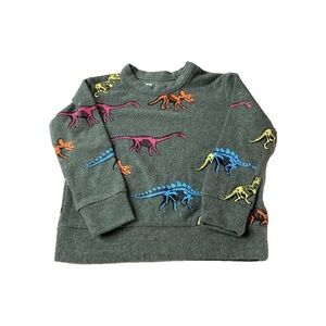 Chaser Unisex Grey | Rainbow | Dinosaur Sweater size: 2T
